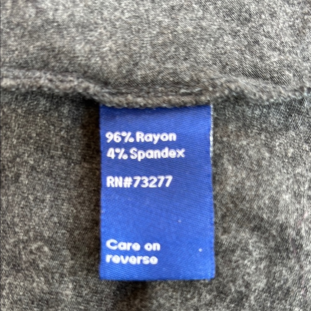 Charcoal Gray Women's Sweater, Open Front, PS - Picture 5 of 5